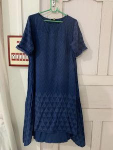 Navy Blue Kurti