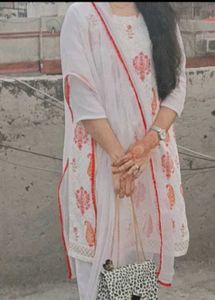 Stitched Suit Set With Dupatta