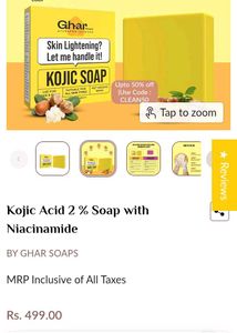 Ghar Soaps Kojic Soap (1 Piece)