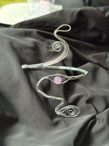 Silver Wire Upper Arm Cuff