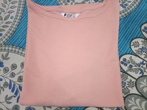 Brand:Mavie,Elegant comfort Peach colour top