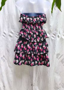 6196. CUTE PARTY RUFFLE DRESS