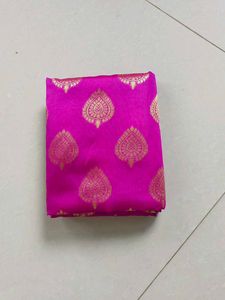 Pink Banarasi Silk Saree
