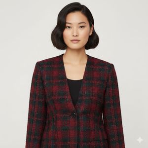 Plaid Blazer