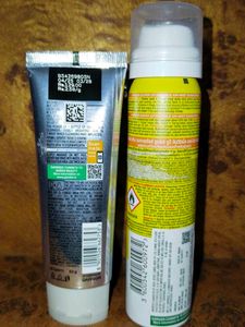 Garnier Combo ( Cleaner Facewash+Sunscreen Spray)