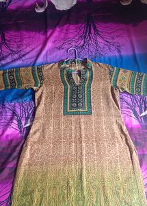 Winter Full Kurta Set With Heavy Stall.