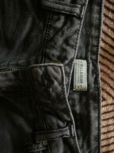 Charcoal Wash Denim Booty Shorts