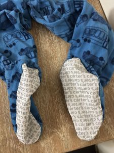 Cute Car Print fleece Onesie