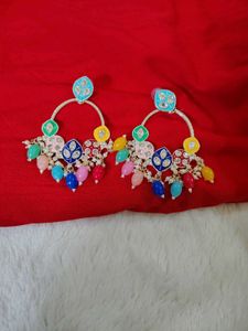 Multi Colour Earrings