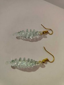 Leaf Design Dangle Earrings