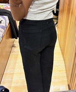 Black Straight Leg Jeans
