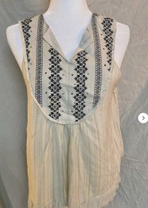 Off White Knox Rose Top