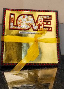 Handmade 'Love' Scrapbook