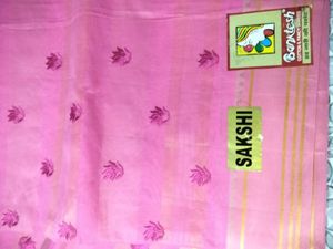Sakshi Pink Cotton Saree