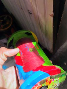 Red Colour Mono Kite Fighter Double Glass Plastic