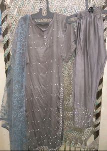 Today Offer Girlish Wedding Wear Handwork Suit