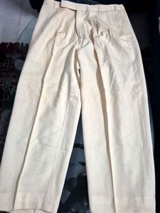 Cream Suit with Embroidery