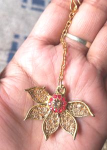 Red And Golden Color,har Set