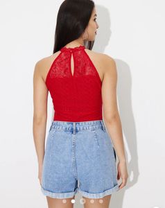 Red Lace Halter Top (only cash offers)
