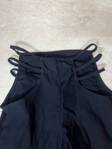 Cutout Flared Pants