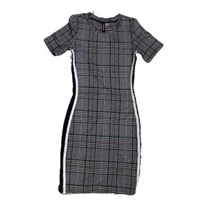 H&M Plaid Bodycon Dress