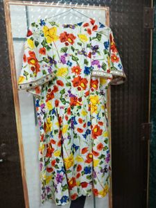 Floral Print Mini Dress