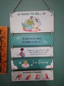 Pregnancy Wall Hanging And Cushion Combo