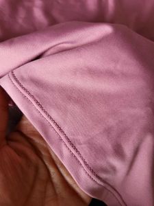 H&amp;M Long Sleeve Microfibre Top Dusty Pink/S