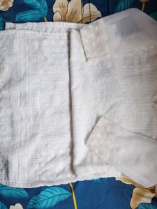 White Embroidered Top