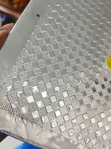 Embossed Silver cover Pooja Chowki