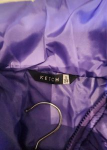 Ketch Purple Puffer Jacket