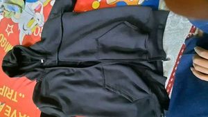 Black Zip-Up Hoodie