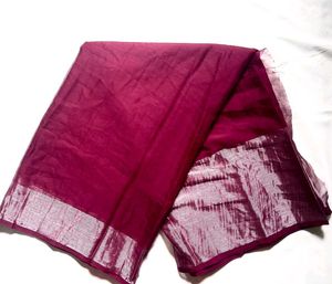 Elegant Maroon Saree