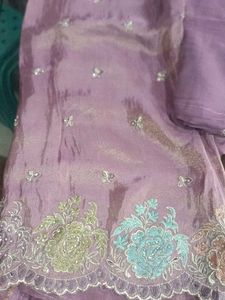 Lavender Embellished Salwar Kameez Suit