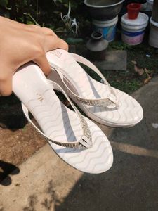Madam Glamour Thong Wedge Sandals