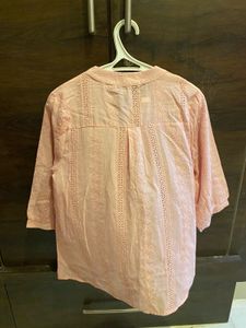 baby pink kurti