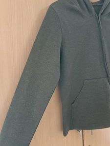 Olive Green Pullover Hoodie