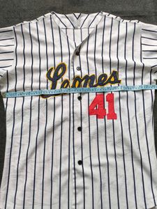 Vintage &#34;Leones&#34; Pinstripe Jersey
