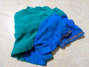 sequence saree with readymade blouse