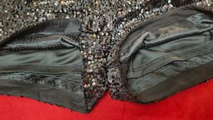 ZARA SEQUIN BLACK SHORTS FOR WOMEN