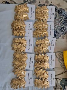 Gold Leaf Earrings