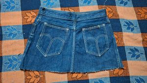 Denim Mini Skirt