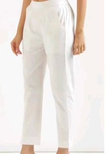 White Ankle Pants