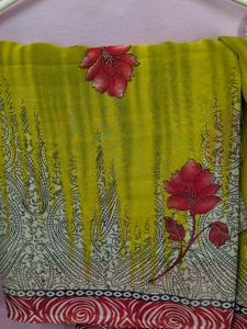 2 New Elegant Floral Print Saree