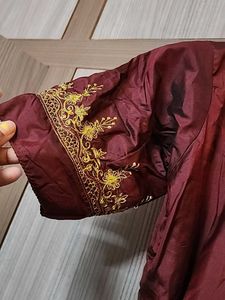 Maroon Festive Kurti