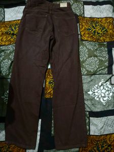 Brown Wide Leg Jeans
