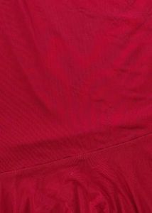 Burgundy Bodycon Midi Dress