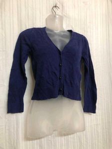 Old Navy Long Sleeve Blue Top
