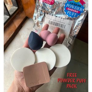 Revlon Makeup Pouch + Free Powder Puffs