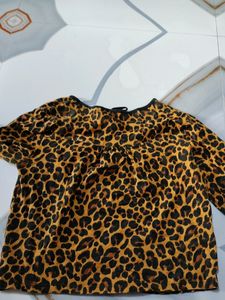 Tiger Print Short Top